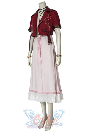 Crisis Core - Final Fantasy Vii Aerith Gainsborough Cosplay Costume Mp005508 Costumes