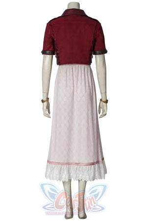 Crisis Core - Final Fantasy Vii Aerith Gainsborough Cosplay Costume Mp005508 Costumes