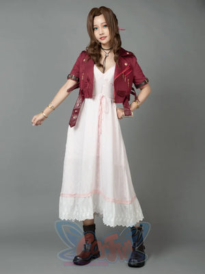 Crisis Core - Final Fantasy Vii Aerith Gainsborough Cosplay Costume Mp005508 Costumes