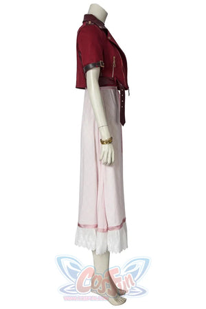 Crisis Core - Final Fantasy Vii Aerith Gainsborough Cosplay Costume Mp005508 Costumes