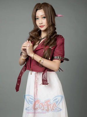 Crisis Core - Final Fantasy Vii Aerith Gainsborough Cosplay Costume Mp005508 Costumes