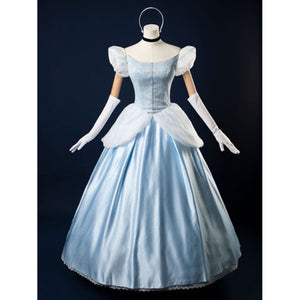 Cinderella Cartoon Version Wedding Dress Cosplay Costume