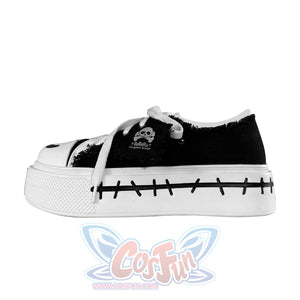 Original Spice Girl Lolita Round Toe Canvas Shoes - cosfun