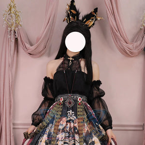 Egypt Style Lolita Thin Neck Shirt - cosfun