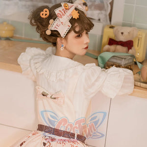 Chocolate Daily Sweet and Lovely Lolita Short Sleeve Shirt