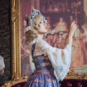 The Poem of Roses Elegant Lolita Short Sleeve Shirt - cosfun