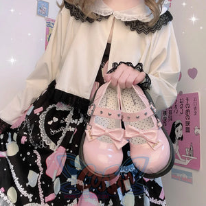 Original Lolita Round Toe Thick Soled Shoes - cosfun