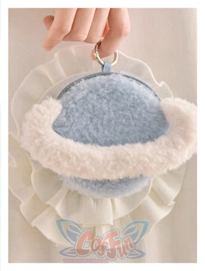 Blue Cloud Plush Large-Capacity Handbag S22426 - cosfun
