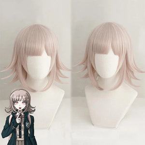 Danganronpa V3 Killing Harmony Nanami Chiaki Cosplay Wigs Pink Hair Mp005694