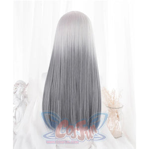 Gradual Change Long Straight Hair Lolita Wig S22323
