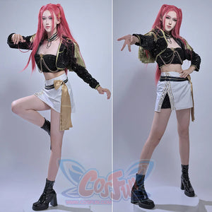 Mira Cosplay Costume Golden Balck White Outfit N09564 Costumes