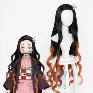 Demon Slayer Kimetsu No Yaiba Kamado Nezuko Cosplay Wig Mp005665 Wigs