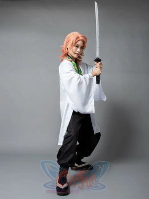 Demon Slayer: Kimetsu No Yaiba Sabito And Makomo Cosplay Costume Mp005379 Costumes