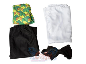 Demon Slayer: Kimetsu No Yaiba Sabito And Makomo Cosplay Costume Mp005379 Costumes