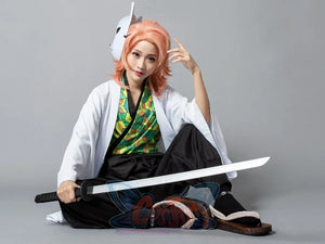 Demon Slayer: Kimetsu No Yaiba Sabito And Makomo Cosplay Costume Mp005379 Costumes