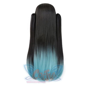 Demon Slayer Kimetsu No Yaiba Tokitou Muichirou Cosplay Wig With Double Ponytail Mp005671 Wigs