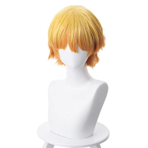 Demon Slayer Kimetsu No Yaiba Zenitsu Agatsuma Cosplay Wig Mp004933 Kamado Tanjirou Wigs