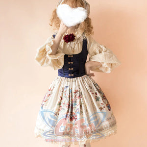Bavaria Style Elegant Lolita Short Skirt
