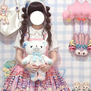 Sweet and Lovely Lolita Crossbody Bear Bag