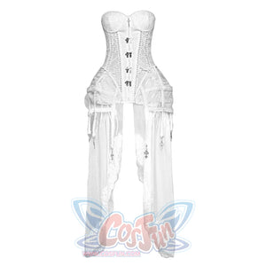Alice White Gothic Lace-Up Birdcage Corset S22873 Corset+Birdcage+Gauze Hem / S