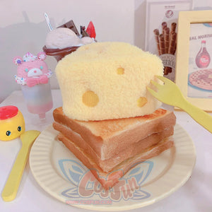 Lolita Cheese and Bear Sliced Bread Bag and Hairband Sets S22556 Coin Purse