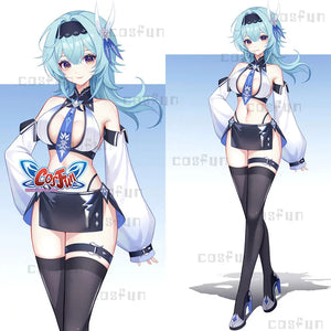 【POLL】Deposit COSFUN Gesnhin Impact Eula Derivative Cosplay Costume Sexy Outfit $1 Costumes