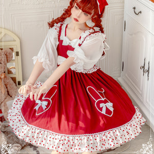 Rabbit Jam Sweet and Lovely Princess Lolita Jumper Skirt