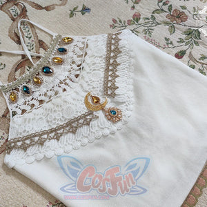 Egypt Style Lolita Backless Long Sleeve Smock and Vest