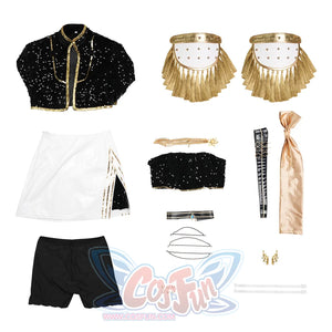 KPop Demon Hunters Mira Cosplay Costume HUNTR/X Golden Stage Outfit N09564 Costumes