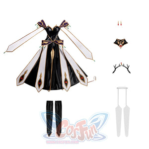 Anime Code Geass: Lelouch of the Rebellion Code Geass C.C. Queen Dress Cosplay Costume Costumes