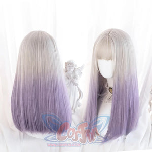 Gradual Change Long Straight Hair Lolita Wig S22323