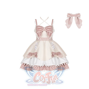 Winter Woolen Bow Sweet and Lovely Lolita Dress - cosfun