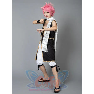 Fairy Tail Natsu Cosplay Costumes Outfits With Scarf Mp000115