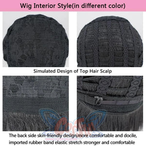 Fate Grand Order Irkalla Ereshkigal Cosplay Wig Wavy Hair Pigtails C00295 Wigs