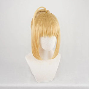 Fate Stay Night Saber Cosplay Wig Altria Pendragon Bread Updo / Bun Wigs