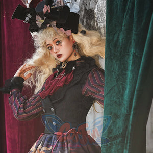 Vintage Slim Lolita Double-breasted Vest - cosfun