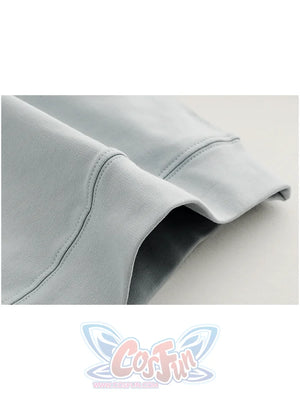 Flower Embroidery Patchwork Fake Two-Piece Sweatshirt Mp006016