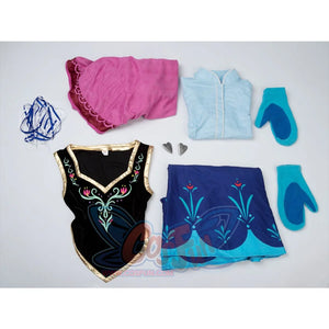 Frozen Anna Cosplay Costumes Princess Dress Mp001318
