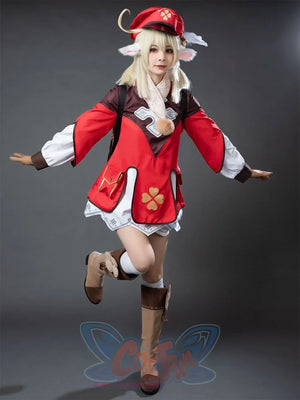 Game Genshin Impact Klee Cosplay Costume C00044 Costumes