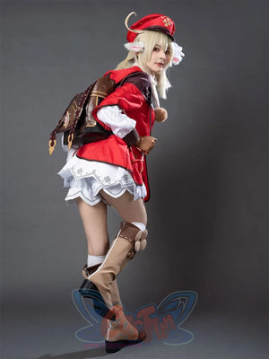 Game Genshin Impact Klee Cosplay Costume C00044 Costumes