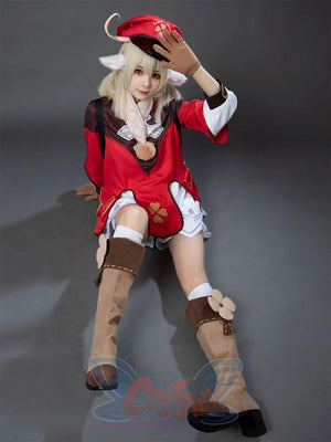 Game Genshin Impact Klee Cosplay Costume C00044 Costumes
