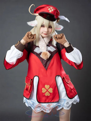 Game Genshin Impact Klee Cosplay Costume C00044 Costumes