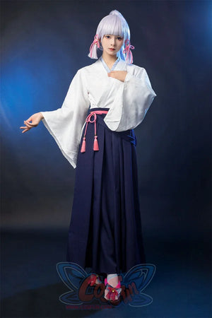 Game Genshin Inazuma Kamisato Ayaka Cosplay Costume C02056 Costumes