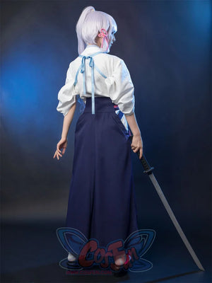 Game Genshin Inazuma Kamisato Ayaka Cosplay Costume C02056 Costumes