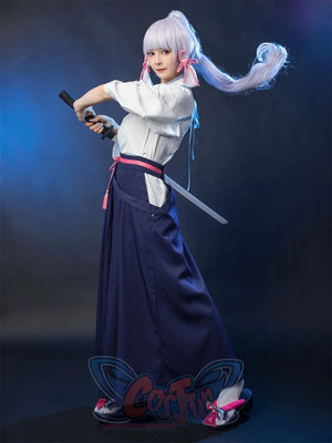 Game Genshin Inazuma Kamisato Ayaka Cosplay Costume C02056 Costumes
