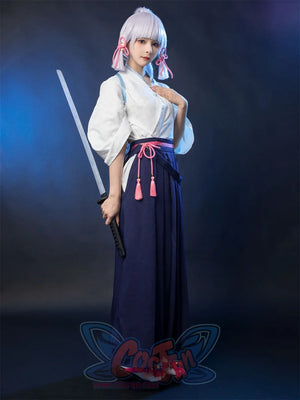 Game Genshin Inazuma Kamisato Ayaka Cosplay Costume C02056 Costumes