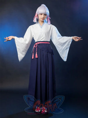 Game Genshin Inazuma Kamisato Ayaka Cosplay Costume C02056 Costumes
