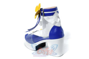 Genshin Impact Barbara Summertime Sparkle Cosplay Shoes High Heels C00498 & Boots