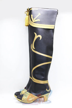 Genshin Impact Beidou Cosplay Shoes High-Heeled Boots C00448 &