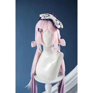 Genshin Impact Citlali cosplay costume pairs a pink wig with a specific headpiece.